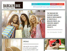 Tablet Screenshot of bargainboxlongview.com